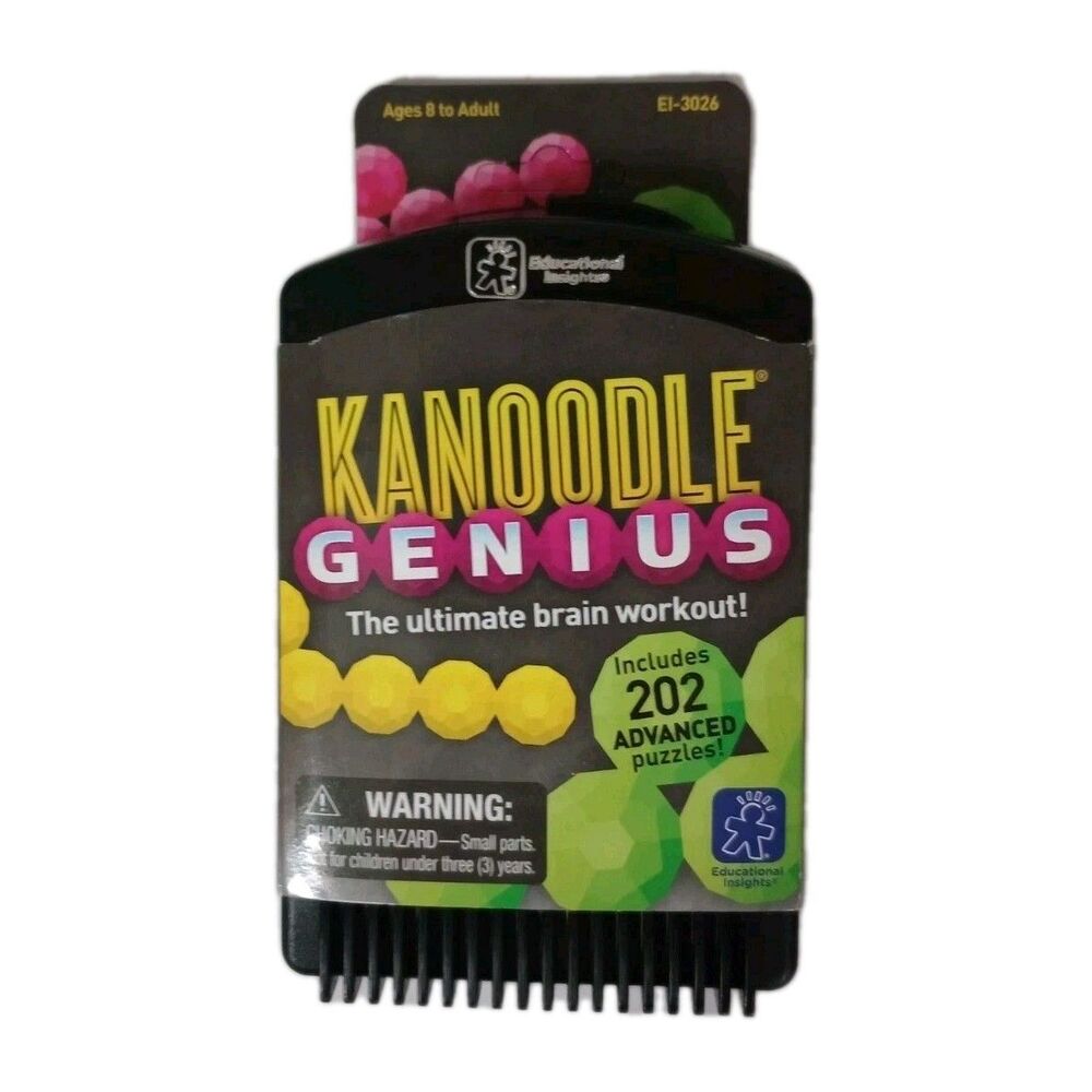 KANOODLE GENIUS The Ultimate Brain Workout 2D/3D Puzzle Brainteaser Game